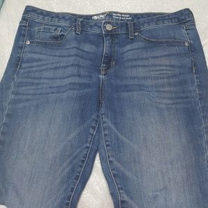 Mid-Rise Straight Jeans